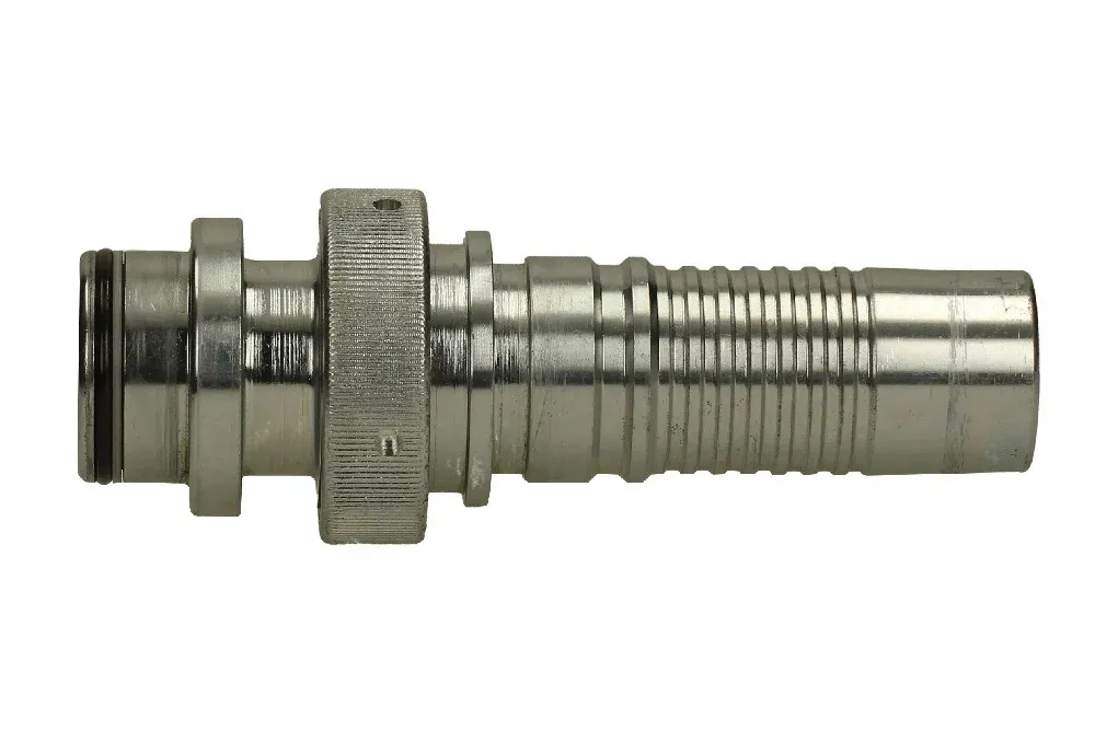 Штуцер с системой SKV INTERLOCK с контргайкой для шланга (3/4" ÷ 1.1/2"), оцинкованная сталь